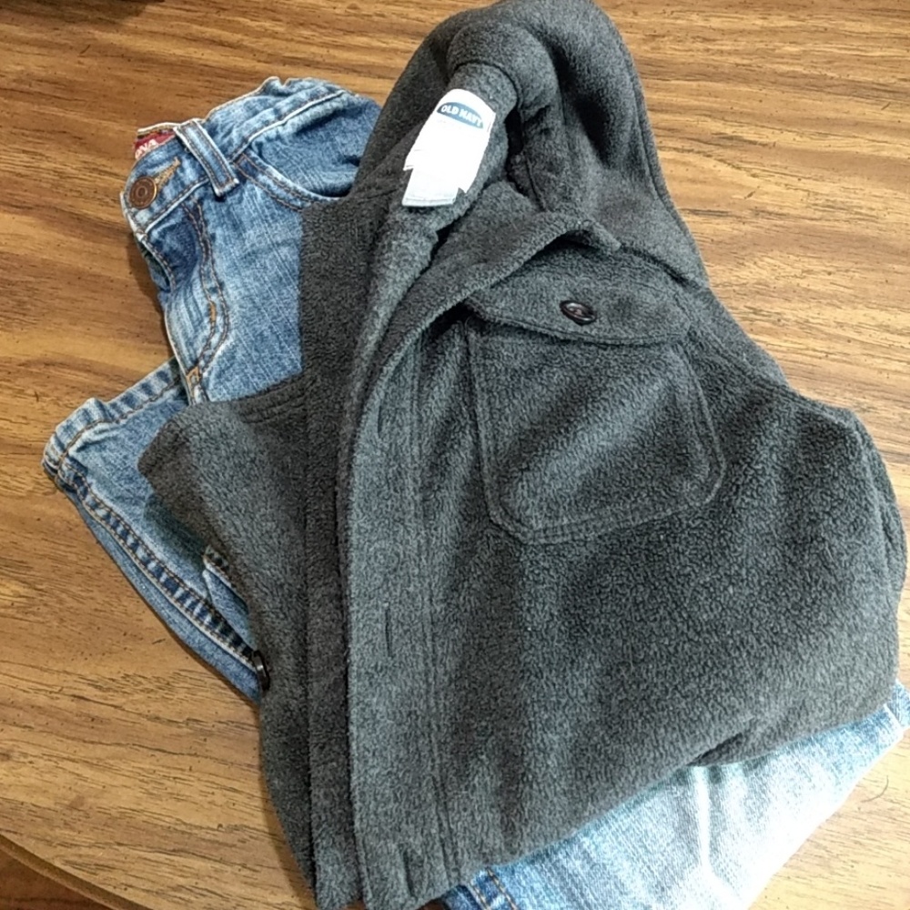 Super soft fleece button up